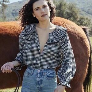 NWT Doen Joelle shirt Size S